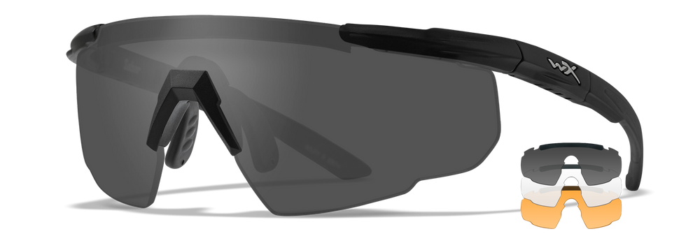 SABER ADVANCED GREY/CLEAR/RUST/MATTE BLACK FRAME